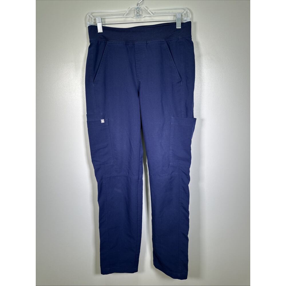 Figs Scrub Pants‎ Mens XS Navy Blue Axim Cargo Nursing Hospital Workwear Vet